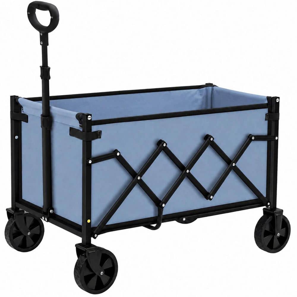 3.5 cu. ft. Steel Bin Garden Cart Heavy Duty Foldable Wagon with 220 lbs Capacity Lightweight All-Terrain Wheels price history on PriceWatchPro
