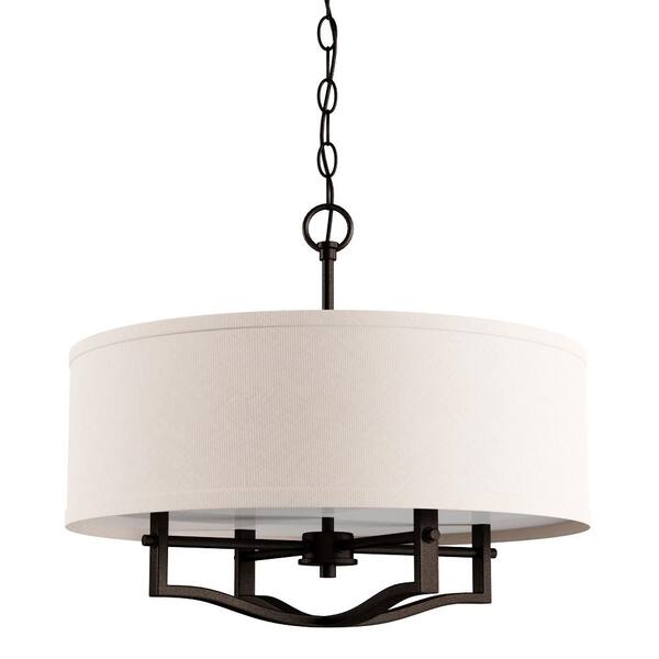 Minka Lavery 3 Light Vintage Bronze Pendant 844 284 The Home Depot - Minka Lighting Pendants