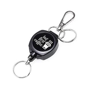 KEY-BAK MID6 Retractable Carabiner I.D. Badge Holder with 36 in