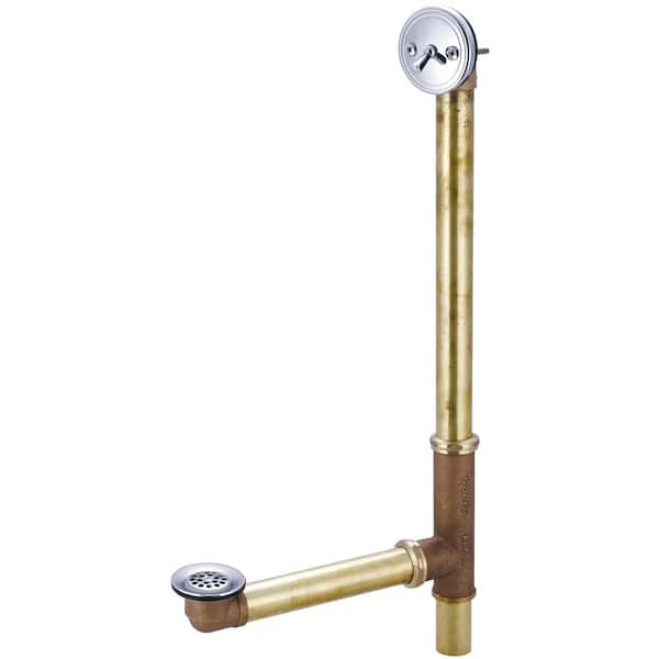 Central Brass 1.5 in. Leg Tub Drain with Overflow