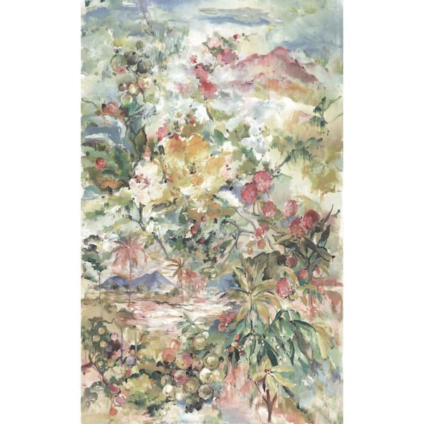 York Wallcoverings Pastel Multi Capri Mural