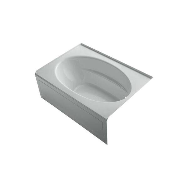 KOHLER Windward 5 ft. Air Bath Tub in Ice Grey-DISCONTINUED