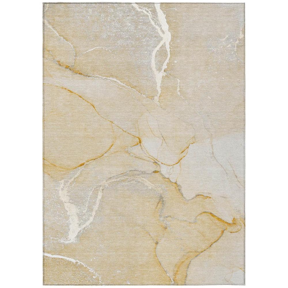 Beige 9 ft. x 12 ft. Abstract Indoor / Outdoor Area Rug price history on PriceWatchPro
