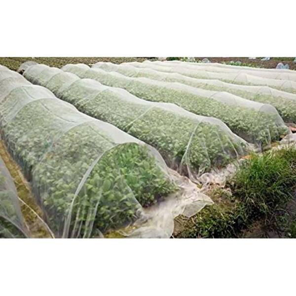 White Bird Netting Barrier Protect Fruits Flower Crops from Birds Cicada Garden Raised Row Covers for Vegetables Unves Garden Netting 8 x 10 Feet Mesh Netting Mosquito Netting 