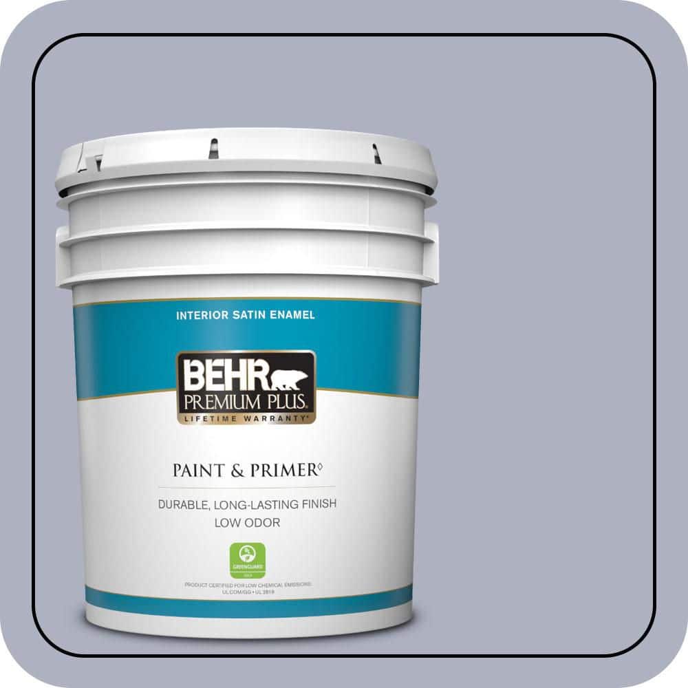 5 gal. #S550-3 Chivalrous Satin Enamel Low Odor Interior Paint & Primer price history on PriceWatchPro