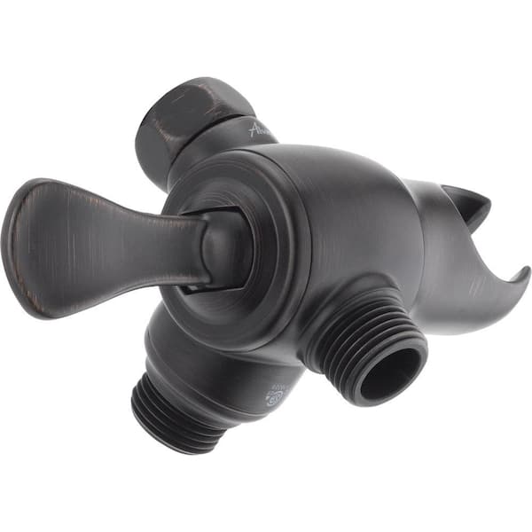 3-Way Shower Arm Diverter with Hand Shower Mount in Venetian Bronze