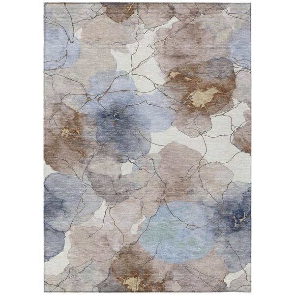 Chantille Machine Washable Indoor/Outdoor Abstract ACN2589 Khaki 3 ft. x 4 ft. Area Rug