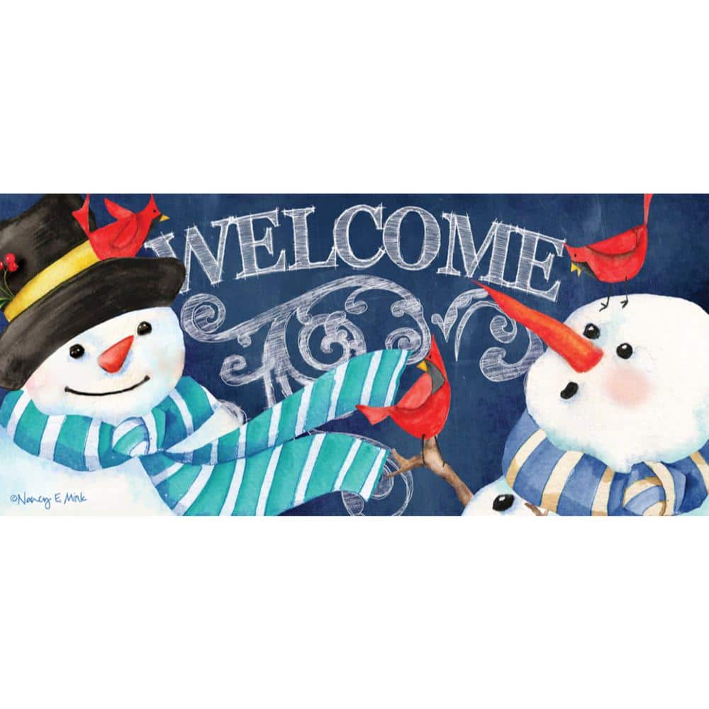 Seasonal Sassafras Decorative Rubber Outdoor Doormat Set