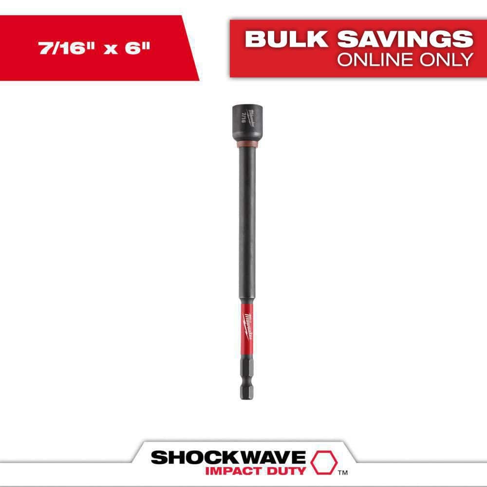 Milwaukee SHOCKWAVE Impact Duty 7/16 in. x 6 in. Alloy Steel