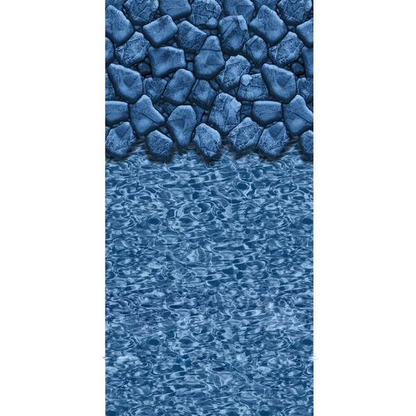 Swimline Boulder Swirl 52 in. Deep 30 ft. Round Beaded Pool Liner