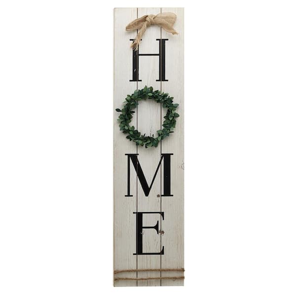Home sweet home sign farmhouse decor wreath sign wreath attachment wreath  supplies craft supplies metal sign wreath