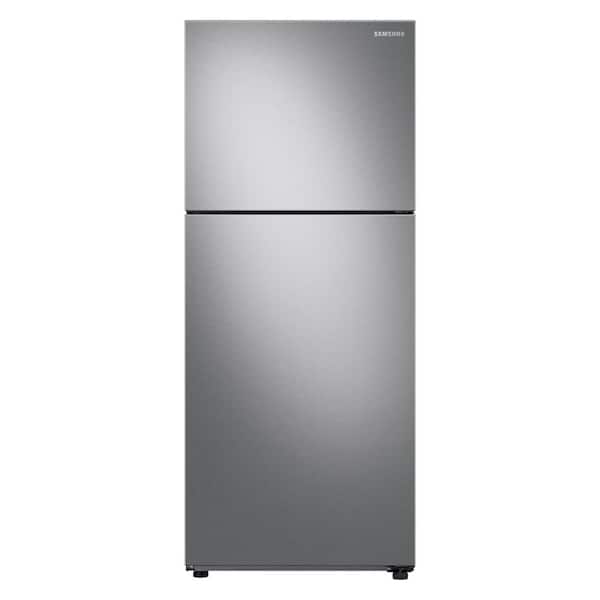 Samsung 15.6 cu. ft. Top Freezer Refrigerator in Stainless Steel, Standard