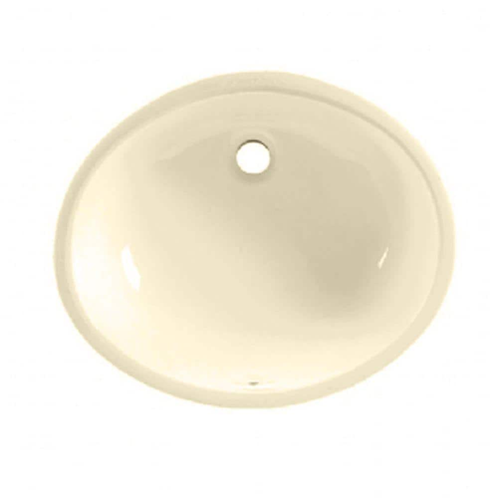 American Standard Ovalyn Undermount Bathroom Sink In Bone 0496221021 The Home Depot