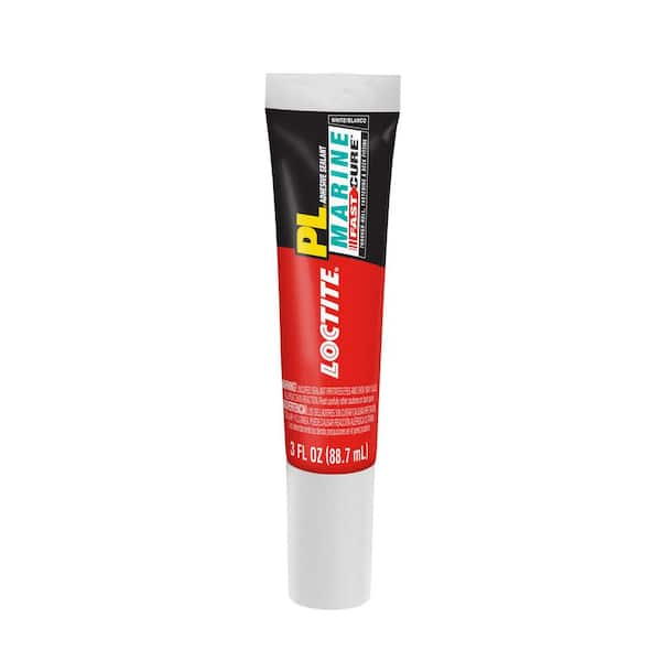 Loctite PL Marine Fast Cure 3 oz. Polyether Adhesive Sealant White 