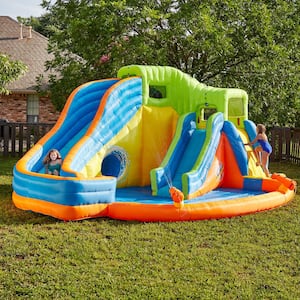 Multi Polyester Pipeline Twist Kids Inflatable Outdoor Water Pool Aqua Park and Slides