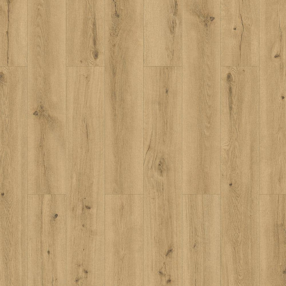 Home Decorators Collection Nobelford Oak 12mm T x 7.56 in. W Waterproof Laminate Wood Flooring (15.95 sq. ft./Case)