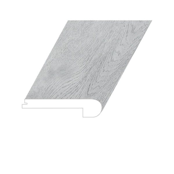 Montserrat Opus Edged Paloma 1 in. T x 4.5 in. W x 94.5 in. L Vinyl Flush Stair Nose Molding