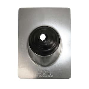 1-1/4 in. - 3 in. Adjustable Pipe Flashing with Aluminum Base and Rubber Collar