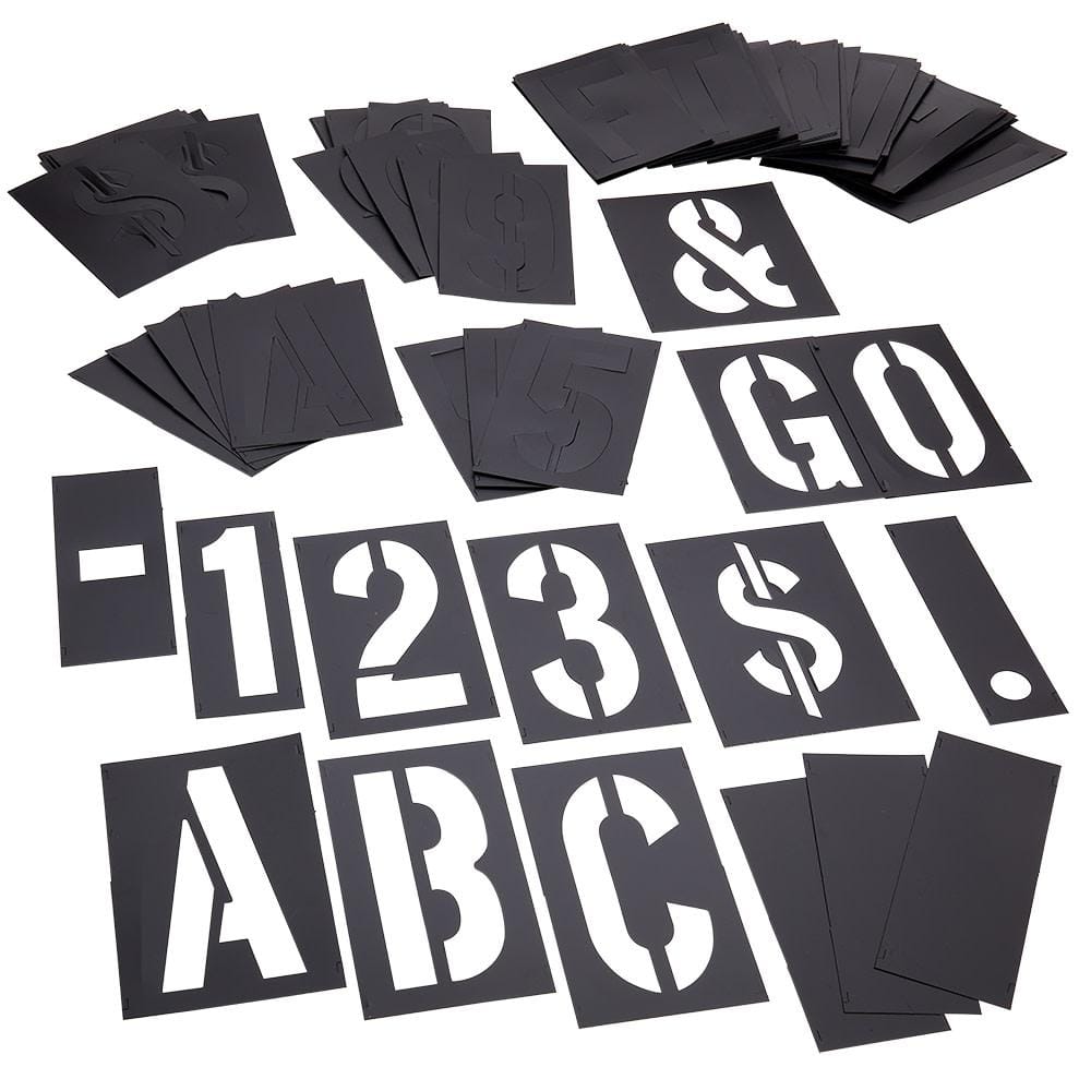 6 in. 138-Piece Plastic Stencil Set price history on PriceWatchPro