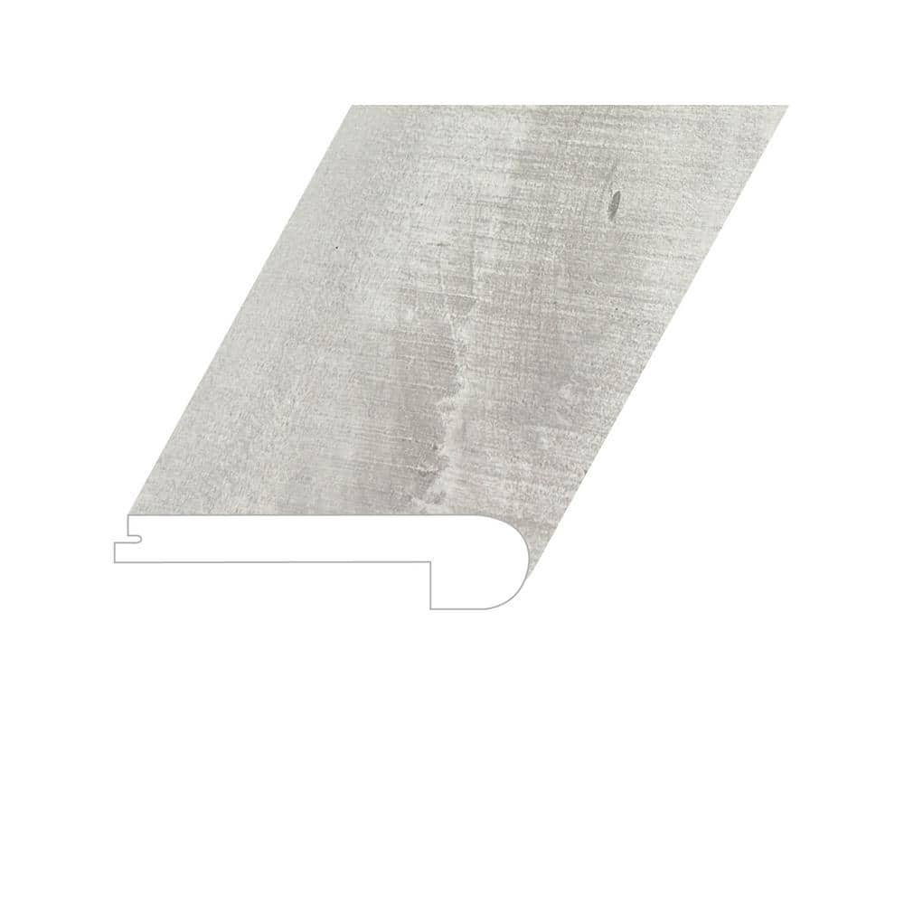 Summa Pristine White 1 in. T x 94.5 in. L x 4.5 in. W HDF Waterproof AC5 Cl