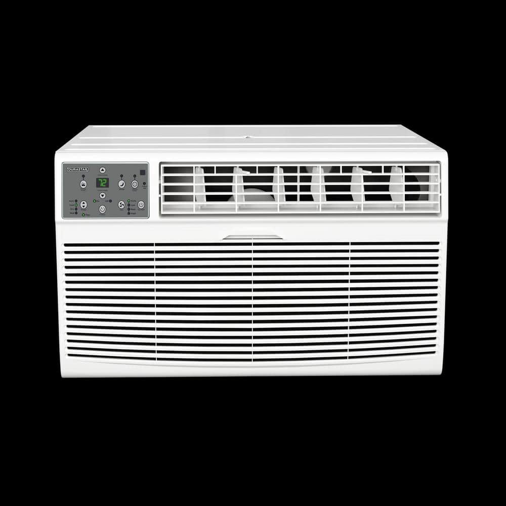 Durastar 10,000 BTU White Through-the-Wall Air Conditioner with Heater and Remote