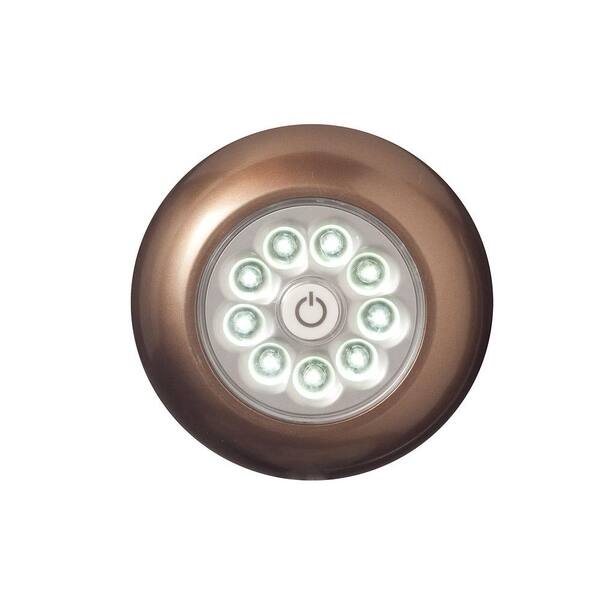 Light It! Bronze 9-LED Anywhere Light (3-Pack)