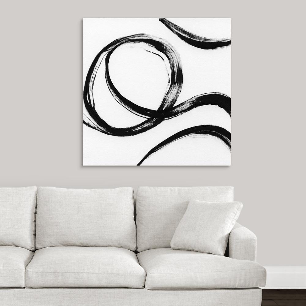Enduring IV Scratchboard Art | Large Solid-Faced Canvas Wall Art Print | Great Big Canvas