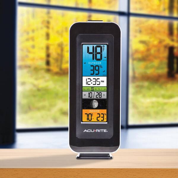 AcuRite Compact Digital Indoor Thermometer With Min/Max Records & Magnetic Mount – Model 00307
