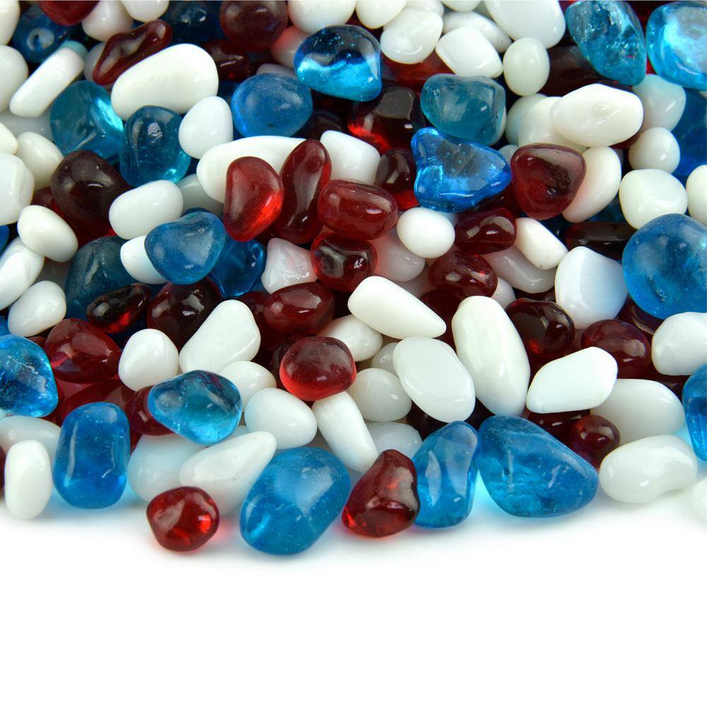 10 lb. Multicolor Decorative Fire Glass Dots