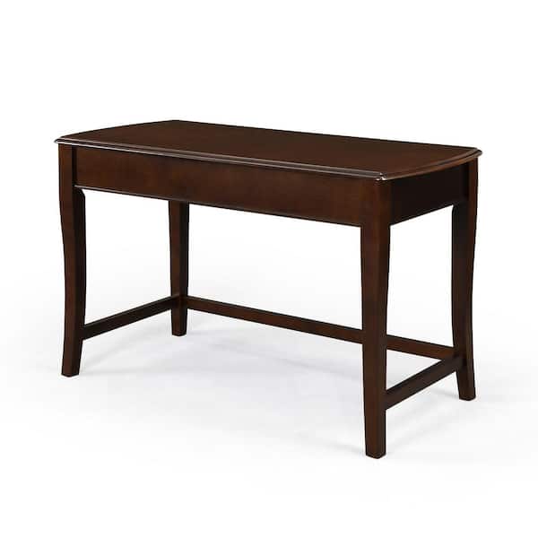 Noble House Rinehart 47.75 in. Rectangular Dark Walnut Wood Standing Desk with Lift-Top