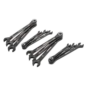 100-Position Double Ratcheting Wrench Set SAE/MM (12-Piece)