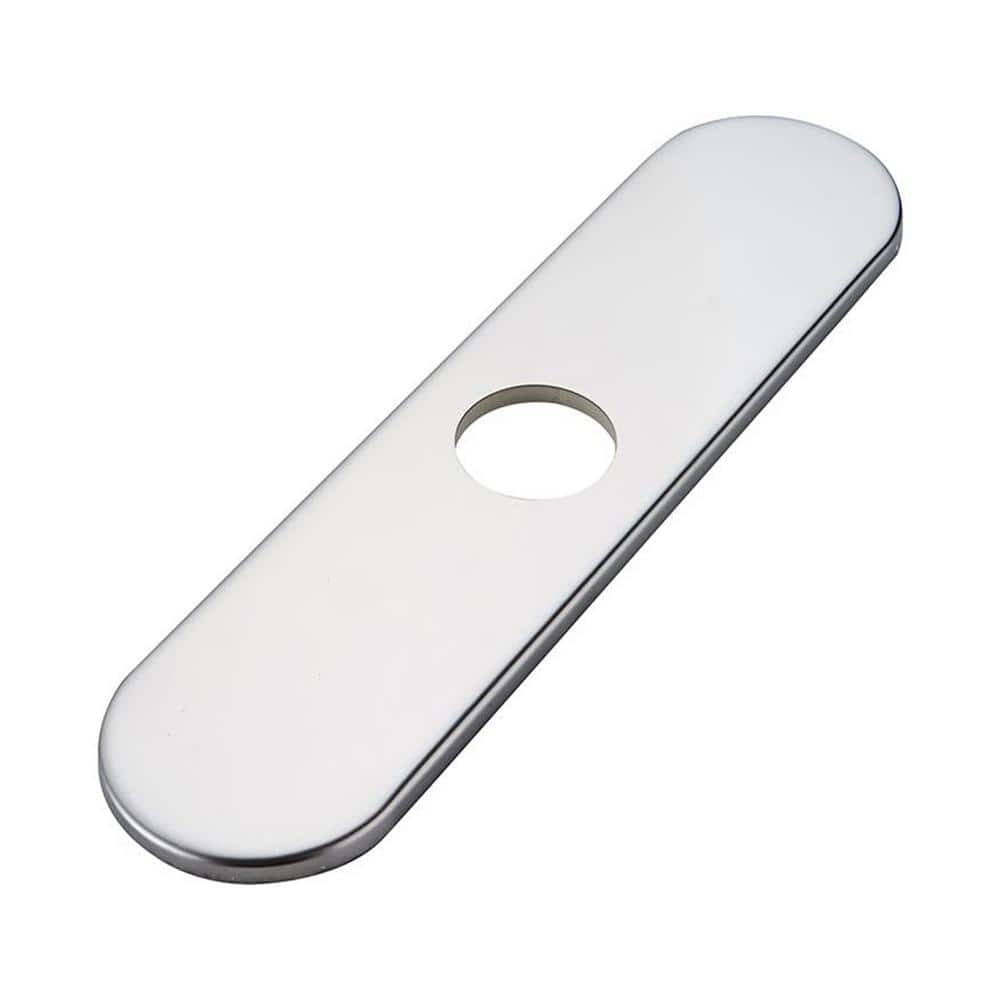 Polished Chrome Kitchen Sink Faucet Hole Cover Plate
