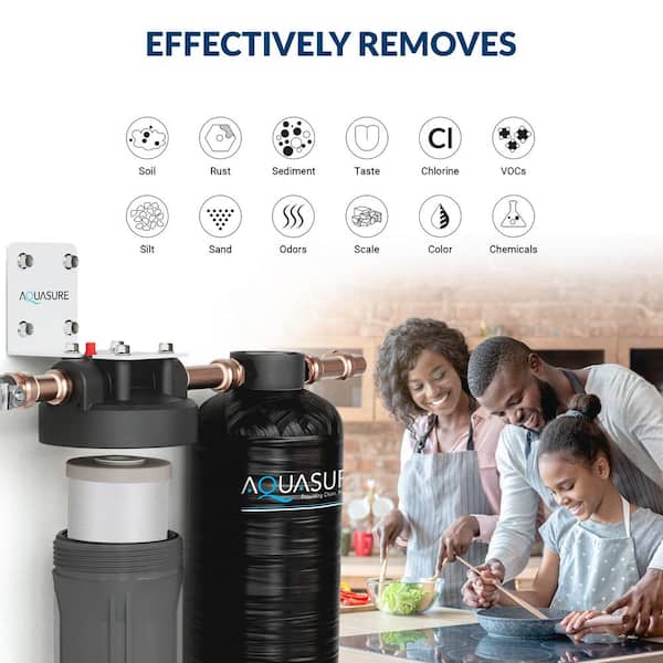 AQUASURE Serene 800K gal. Whole House Salt-Free Water