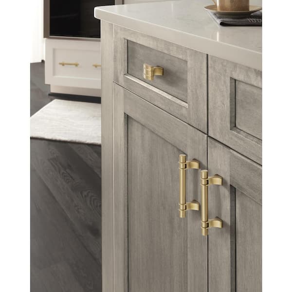 Davenport 1-1/4 in. (32mm) Classic Champagne Bronze Rectangle Cabinet Knob