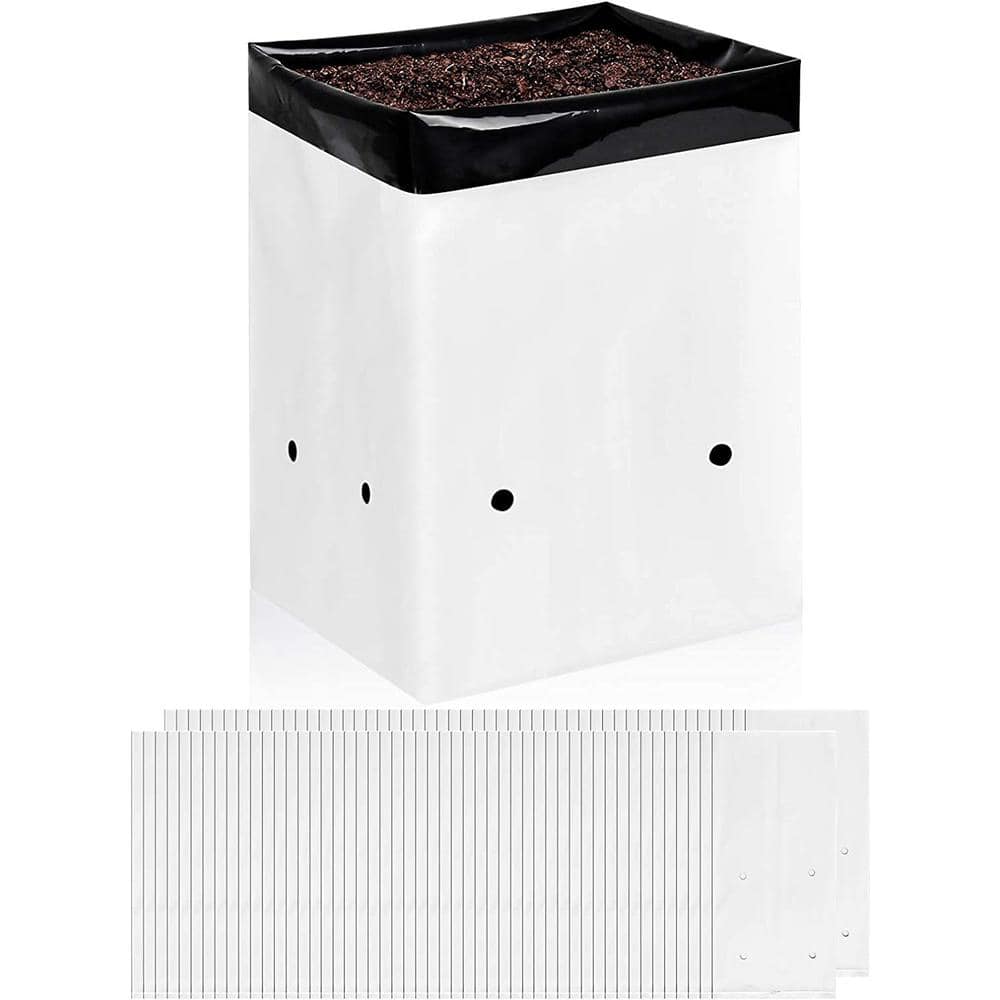 Viagrow Plastic Grow Bag White 2 Gallon