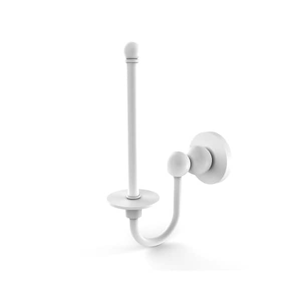 Allied Brass Bolero Collection Wall Mounted Toilet Paper Holder in Matte White