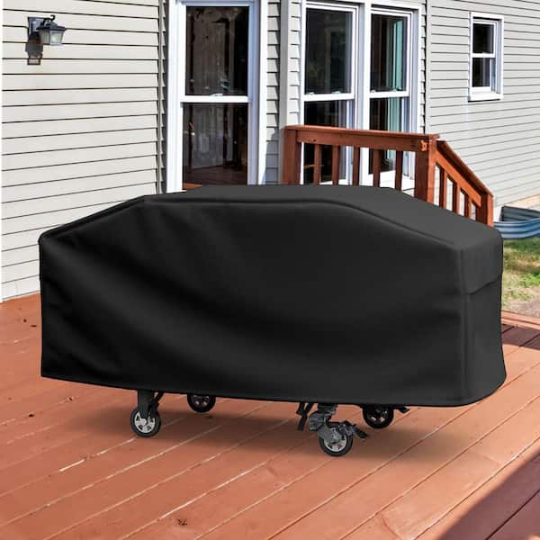 66.5 in. Waterproof 4-Burner Flap Top Grill Cover for Blackstone