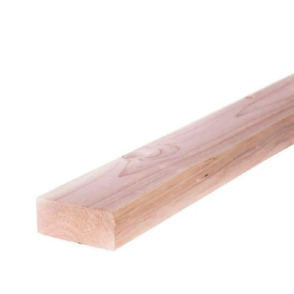 Unbranded 2 in. x 4 in. x 16 ft. Construction Common Redwood Lumber