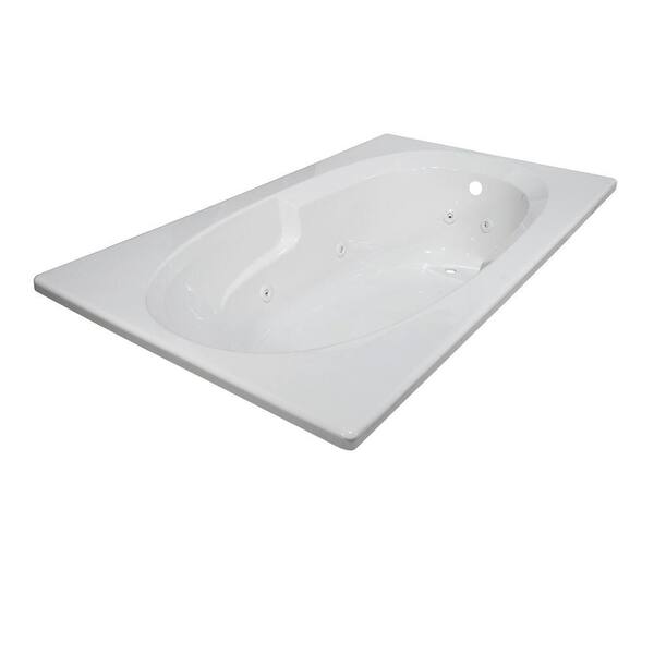 Lyons Industries Classic 6 ft. Whirlpool Tub in White