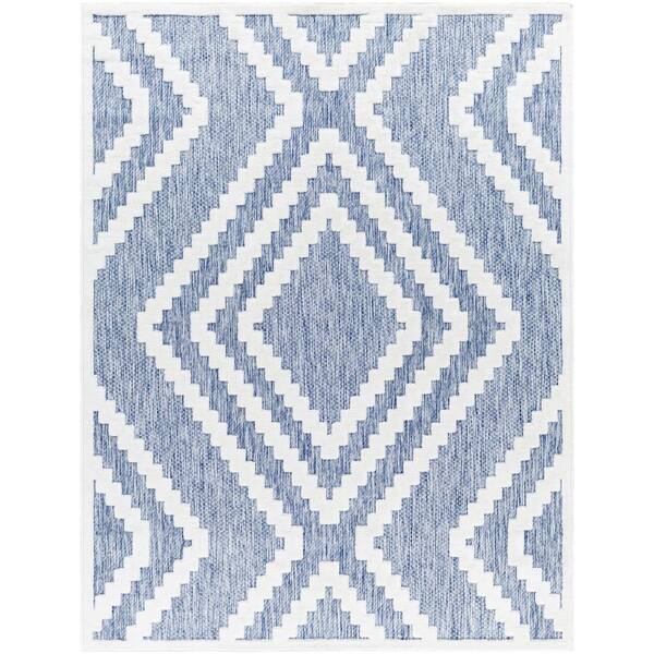 Livabliss San Diego Gray Moroccan 8 ft. x 10 ft. Indoor/Outdoor Area Rug SFG230071010 The