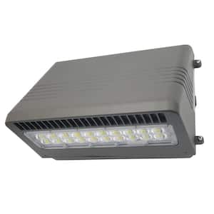 250-Watt Equivalent Integrated LED Bronze Dimmable Outdoor Cutoff Wall Pack Light, 5000K Daylight