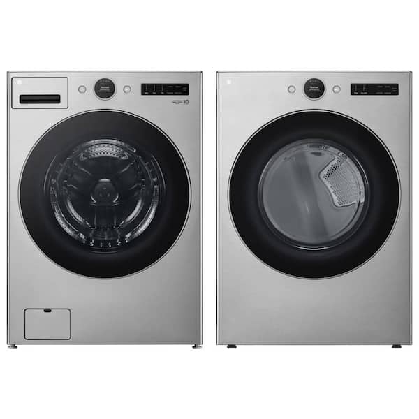 4.5 cu. ft. Smart Front Load Washer and 7.4 cu. ft. Dryer with TurboSteam Set
