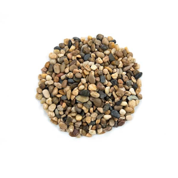 MSI Mixed Polished 0.5 cu. ft . per Bag (0.25 in. to 0.5 in.) Bagged Landscape Pebbles (55 Bags/27.5 cu. ft./Pallet)