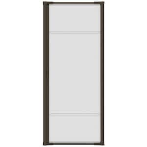 36 in. x 78 in. Brisa Brown Short Retractable Screen Door