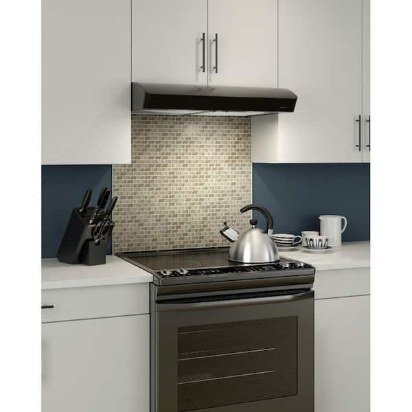 NuTone Mantra 30 in Convertible Under Cabinet Range Hood with Light BLACK NEW! 