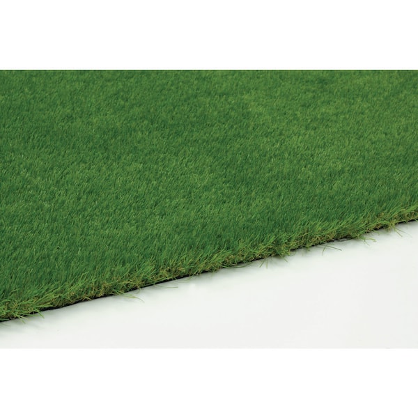 Nance Carpet and Rug Premium Landscape 12 ft. Wide x Cut to Length Green Artificial Grass