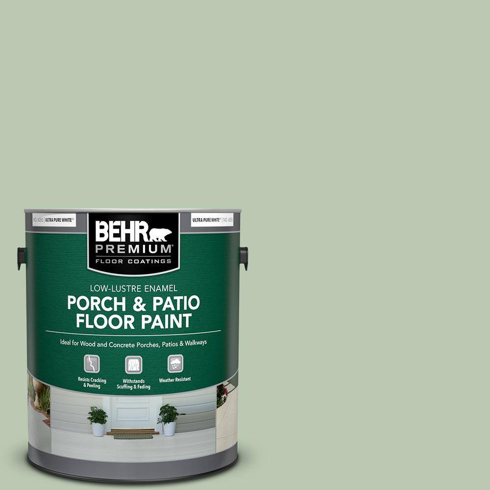 1 gal. #440E-3 Topiary Tint Low-Lustre Enamel Interior/Exterior Porch and Patio Floor Paint price history on PriceWatchPro