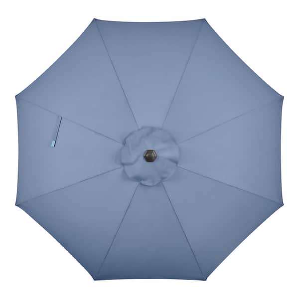 hampton bay 9ft patio umbrella Replacement Canopy for Berkley Jensen 11' powered LED lights to light up the night Patio Umbrellas: Cantilever, Market &