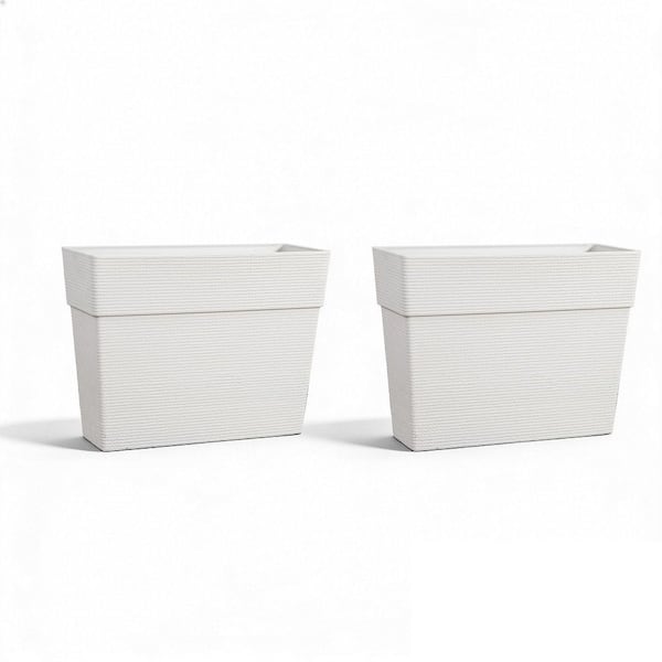7.87 in. W x 7 in. H Vintage Metal Double Handle Planter