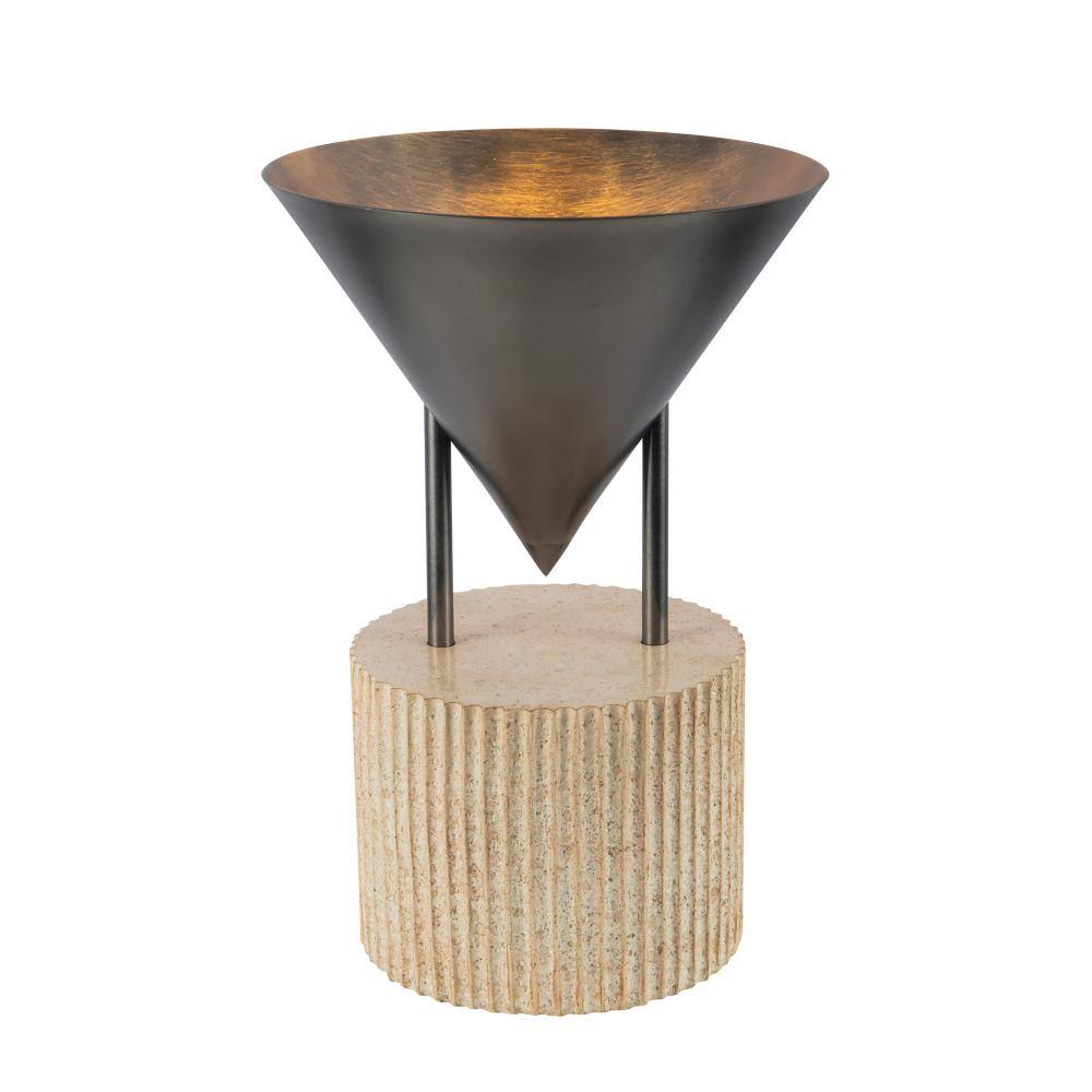 Versus 15-in Aged Steel Table Lamp price history on PriceWatchPro